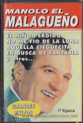Casetes antiguos: MANOLO EL MALAGUE&Ntilde;O. GRANDES EXITOS.   CASE-13457 - Foto 1