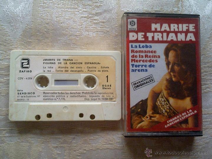 Casetes antiguos: Vendo Casete de Marife de Triana. - Foto 2
