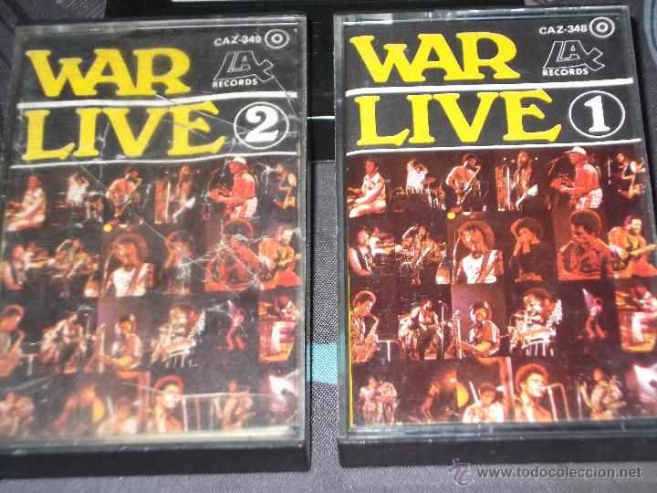 Casetes antiguos: WAR LIVE 1 Y 2 - CASETE - Foto 1
