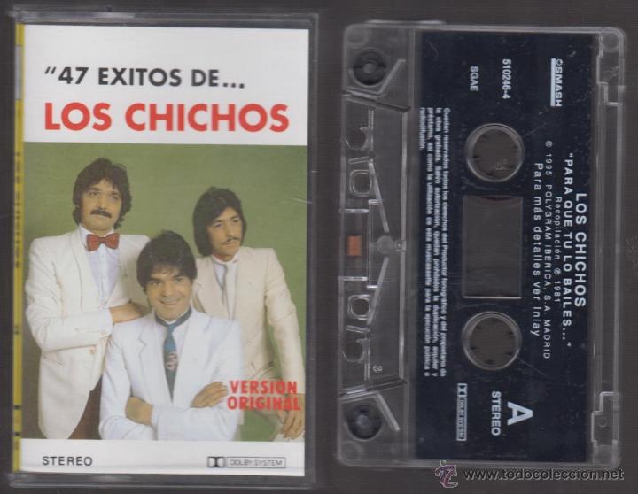 Casetes antiguos: Los Chichos cassette 47 &eacute;xitos de Los Chichos 1995 Smash - Foto 1