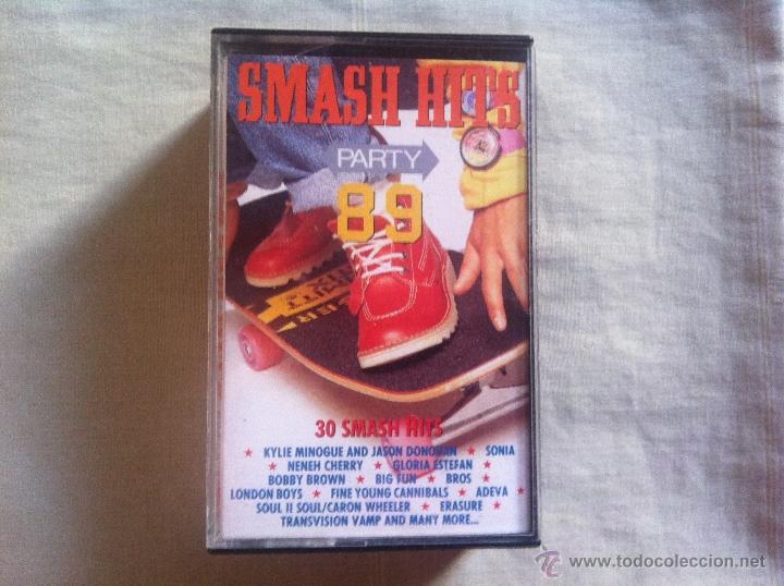 Casetes antiguos: CSETE DOBLE-SMASH HITS PARTY-89-VARIOS - Foto 1
