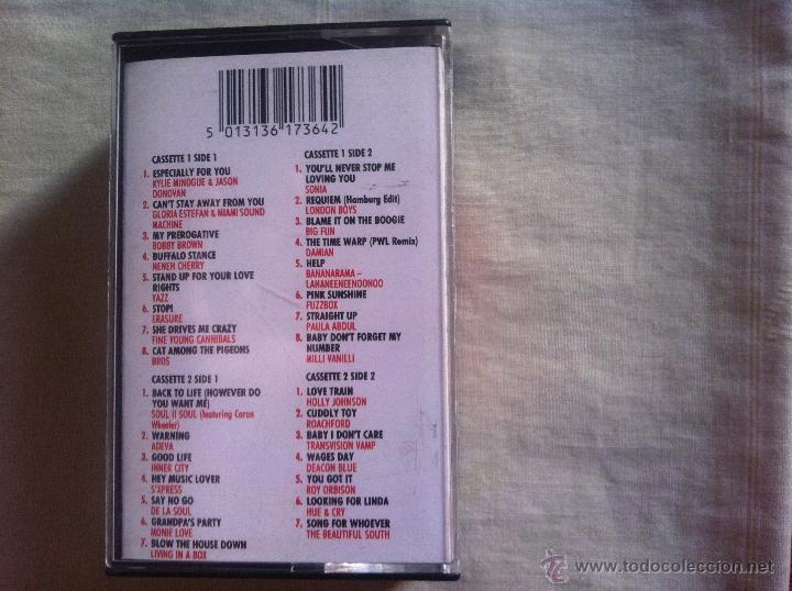 Casetes antiguos: CSETE DOBLE-SMASH HITS PARTY-89-VARIOS - Foto 2