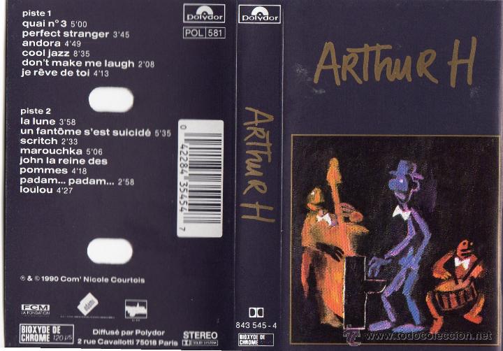 Casetes antiguos: ARTHUR H - ARTHUR H - 1990 - POLYDOR - Foto 1