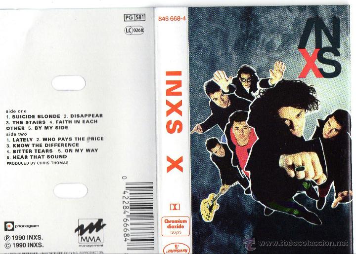 Casetes antiguos: INXS - X - 1990 - CALIDAD DIOXIDO DE CROMO - Foto 1