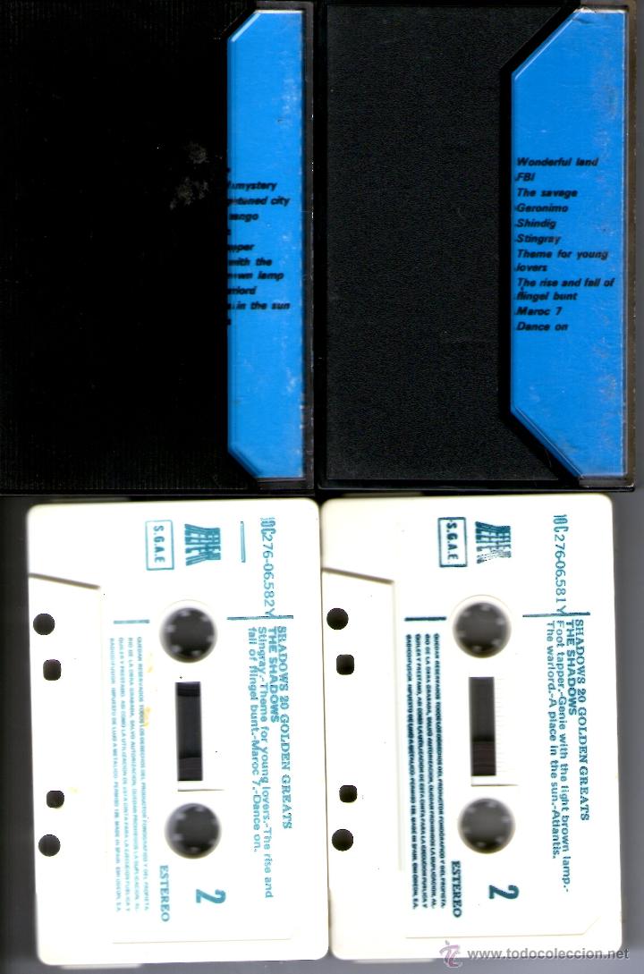 Casetes antiguos: The Shadows - 20 Golden Greats - Foto 2
