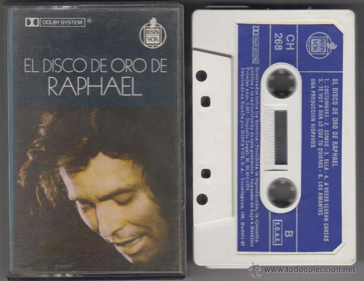 El Disco De Oro De Raphael Cassette 1973 Hispav Comprar Casetes Antiguos En Todocoleccion