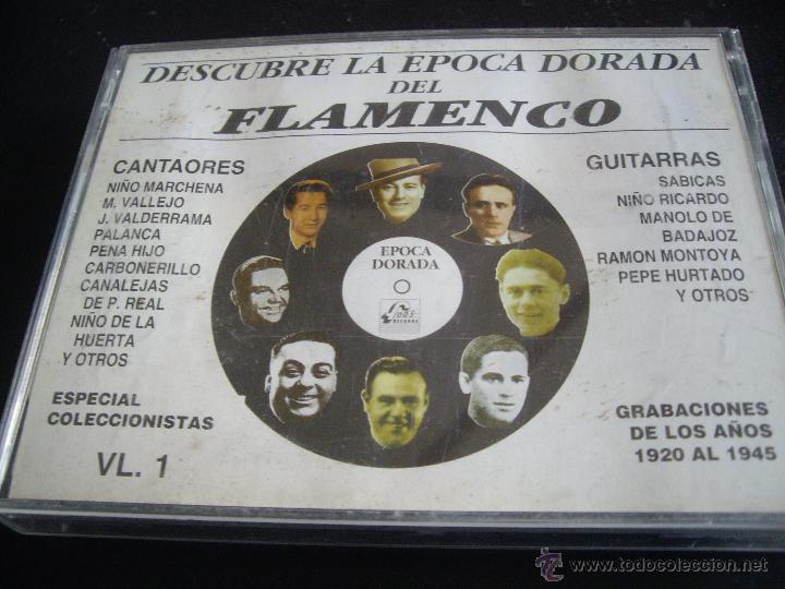 Casetes antiguos: DESCUBRE LA EPOCA DORADA DEL FLAMENCO-DOBLE CAST CON LOS MEJORES CANTAORES DE LOS A&Ntilde;OS 40