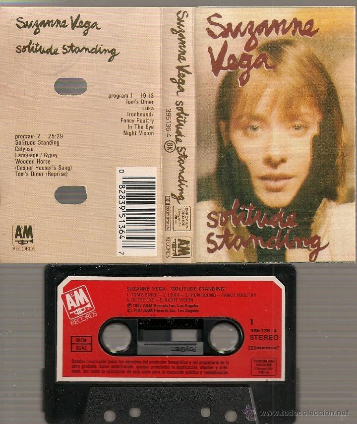 Casetes antiguos: SUZANNE VEGA - SOLITUDE STANDING (CASSETTE A&M 1987 SPAIN) - Foto 1