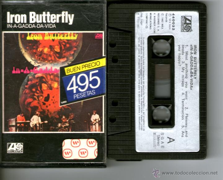 Casetes antiguos: IRON BUTTERFLY - IN A GADDA DA VIDA - Foto 1