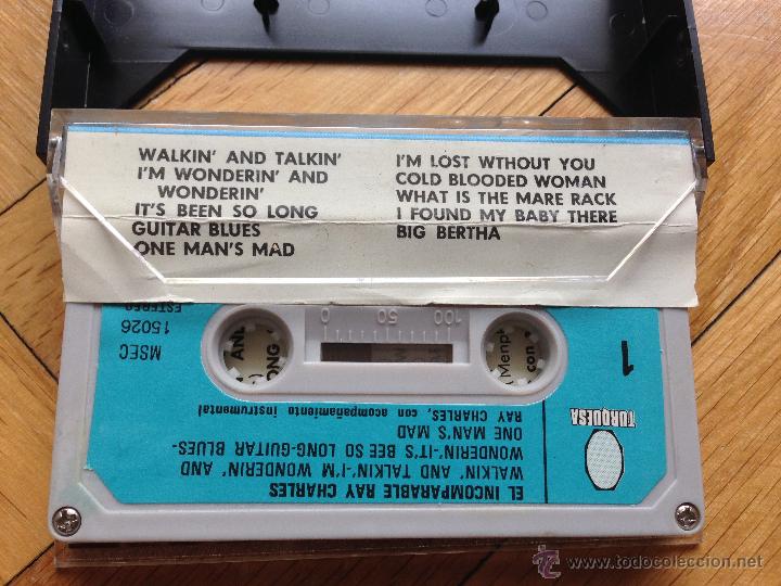 Casetes antiguos: CASETE CASSETTE RAY CHARLES EL INCOMPARABLE - Foto 2