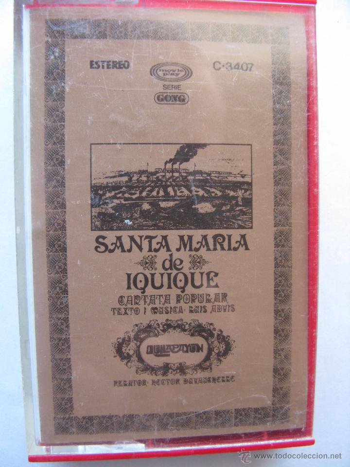 Casetes antiguos: CANTATA DE SANTA MARIA DE IQUIQUE. POPULAR. QUILAPAYU. 1975
