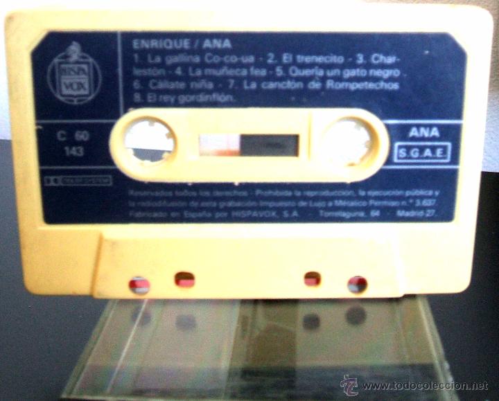 Casetes antiguos: ENRIQUE / ANA - HISPAVOX C 60 143 - Foto 2