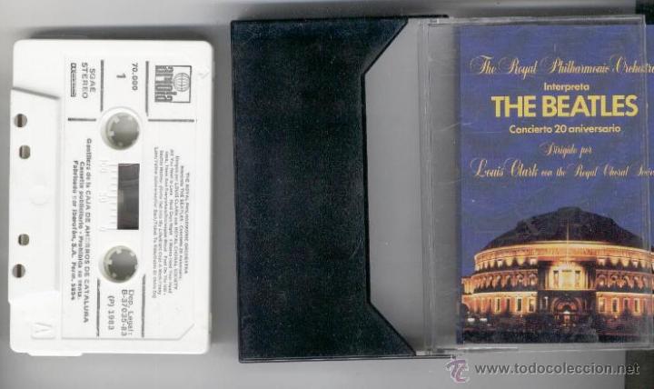 Casetes antiguos: THE ROYAL PHILARMONIC ORCHESTRA INTERPRETA *THE BEATLES*/CONCIERTO 20 ANIVERSARIO