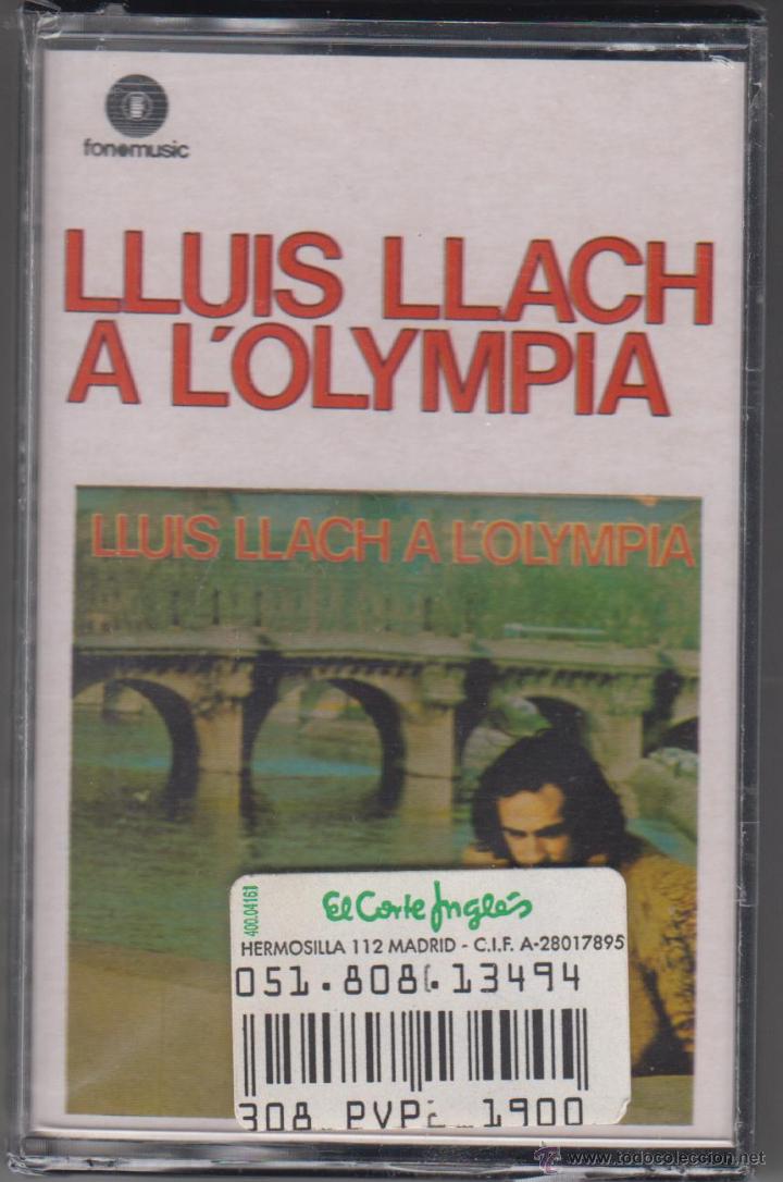 Casetes antiguos: Llu&iacute;s Llach a lOlympia cassette Precintado - Foto 1