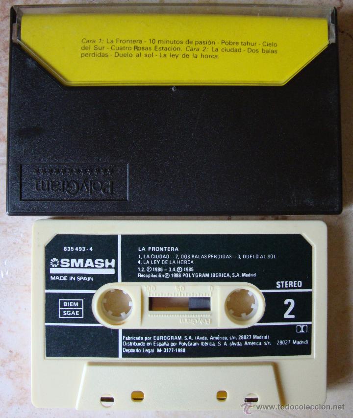 Casetes antiguos: LA FRONTERA - EDICION CASSETTE - Foto 2
