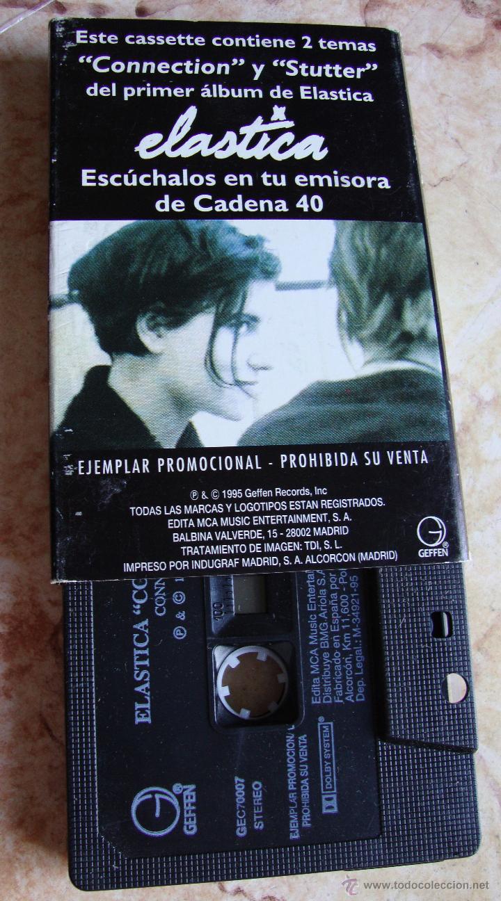 Casetes antiguos: ELASTICA - CASSETTE PROMO CONECTION / STUTTER - - Foto 1