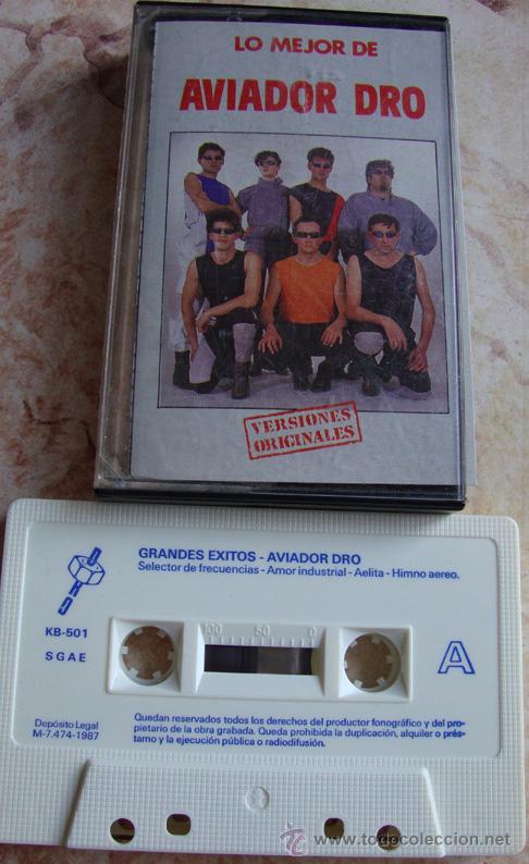 Casetes antiguos: AVIADOR DRO - GRANDES EXITOS -CASSETTE - Foto 1