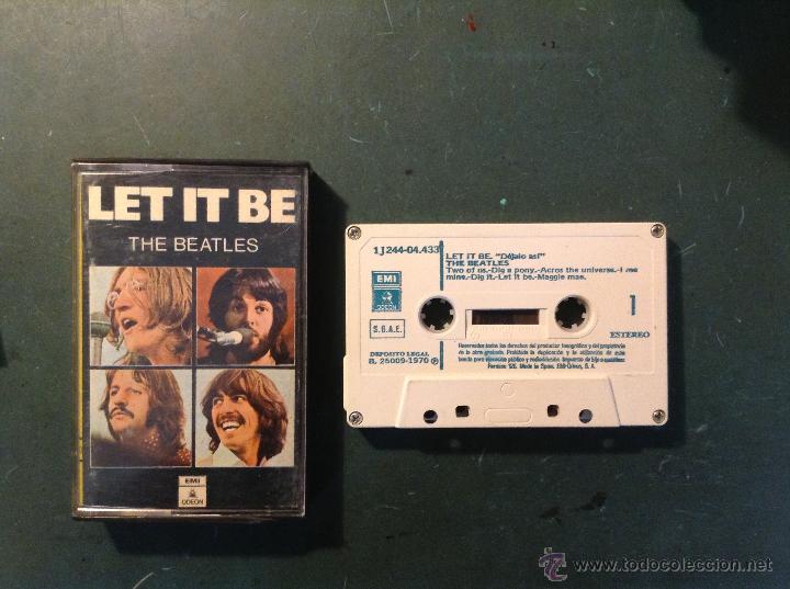 Casetes antiguos: Beatles casete cinta let it be - Foto 1