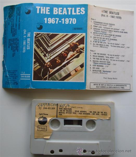 Casetes antiguos: THE BEATLES 1967 - 1970 - Foto 3