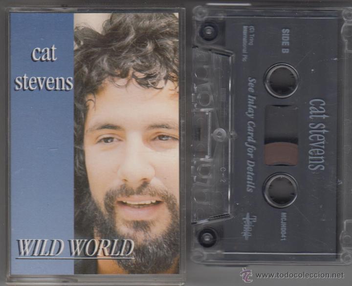 Casetes antiguos: Cat Stevens cassette Wild World - Foto 1