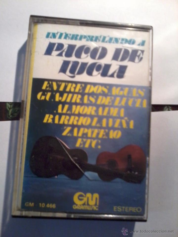 Casetes antiguos: CASET. INTERPRETANDO A PACO DE LUCIA C17F - Foto 1