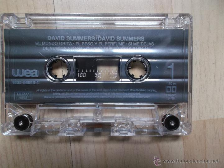 Casetes antiguos: DAVID SUMMERS 1994 HOMBRES G - Foto 2