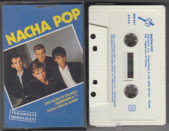 Casetes antiguos: Nacha Pop cassette Una d&eacute;cima de segundo (Versiones Originales) 1990 - Foto 1