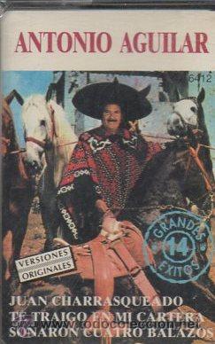 Casetes antiguos: ANTONIO AGUILAR. 14 GRANDES EXITOS. CASE-14408. - Foto 1