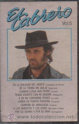 Casetes antiguos: EL CABRERO. VOLUMEN 5. CASE-14424. - Foto 1