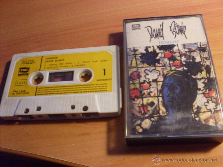 Casetes antiguos: DAVID BOWIE (TONIGHT ) CASSETTE ESPA&Ntilde;A 1984 (CAI4) - Foto 1