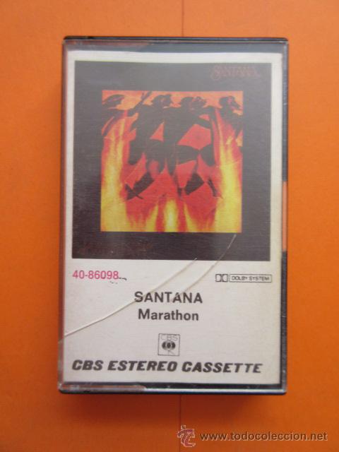 Casetes antiguos: CINTA CASETTE SANTANA MARATHON CBS - Foto 1