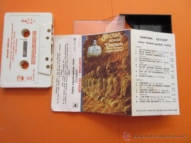 Casetes antiguos: CINTA CASETTE SANTANA ONENESS CBS - Foto 3