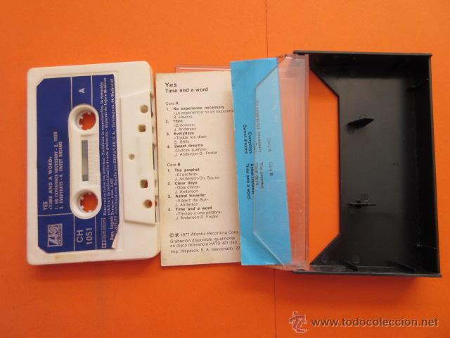 Casetes antiguos: CINTA CASETTE YES TIME AND A WORD - Foto 2