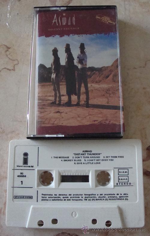 Casetes antiguos: ASWAD - DISTANT THUNDER - CASETTE - Foto 1