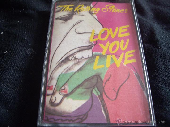 Casetes antiguos: THE ROLLING STONES-LOVE YOU LIVE-RARA CINTA PROMOCIONAL DE LA SALIDA DEL DISCO A LA VENTA