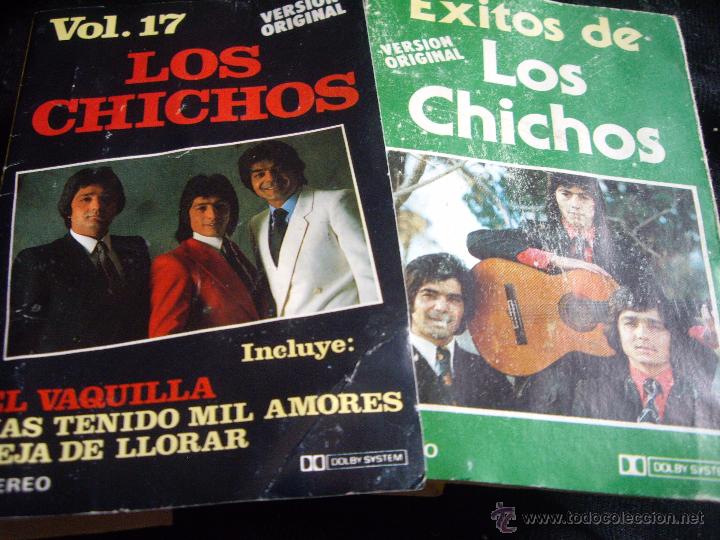 Casetes antiguos: LOTE DOS CARATULAS DE LOS CHICHOS - Foto 1