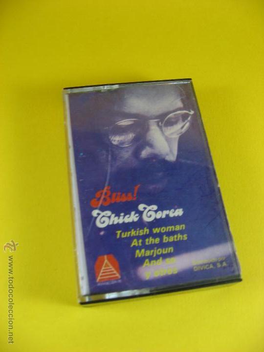 Casetes antiguos: MUSIC CASSETTE BLISS CHICK COREA - Foto 1