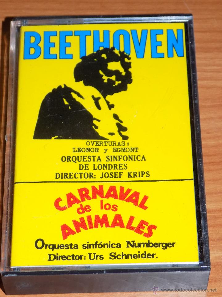 Casetes antiguos: BEETHOVEN- CARNAVAL DE LOS ANIMALES - Foto 1