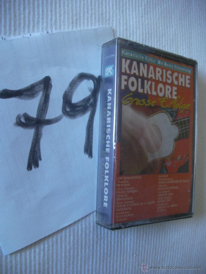 Alte Kassetten: ANTIGUA CASSETTE MUSICA FOLKLORICA O POPULAR CANARIA NUEVO SIN USAR