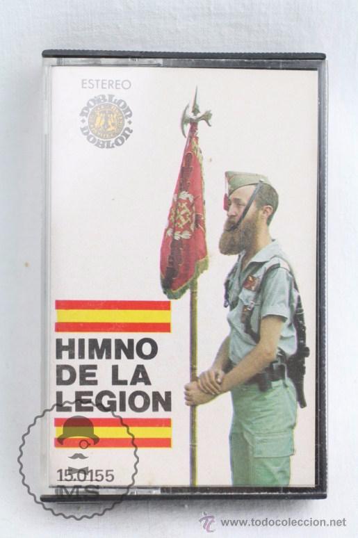 Casetes antiguos: Casete Himno de la Legi&oacute;n - Legionario - Ed. Dobl&oacute;n, A&ntilde;o 1983 - Cassette / Cinta - Espa&ntilde;a