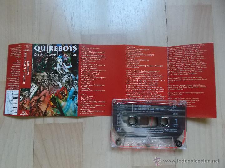 Casetes antiguos: QUIREBOYS - BITTER SWEET & TWISTED - 1993 HEAVY - Foto 2