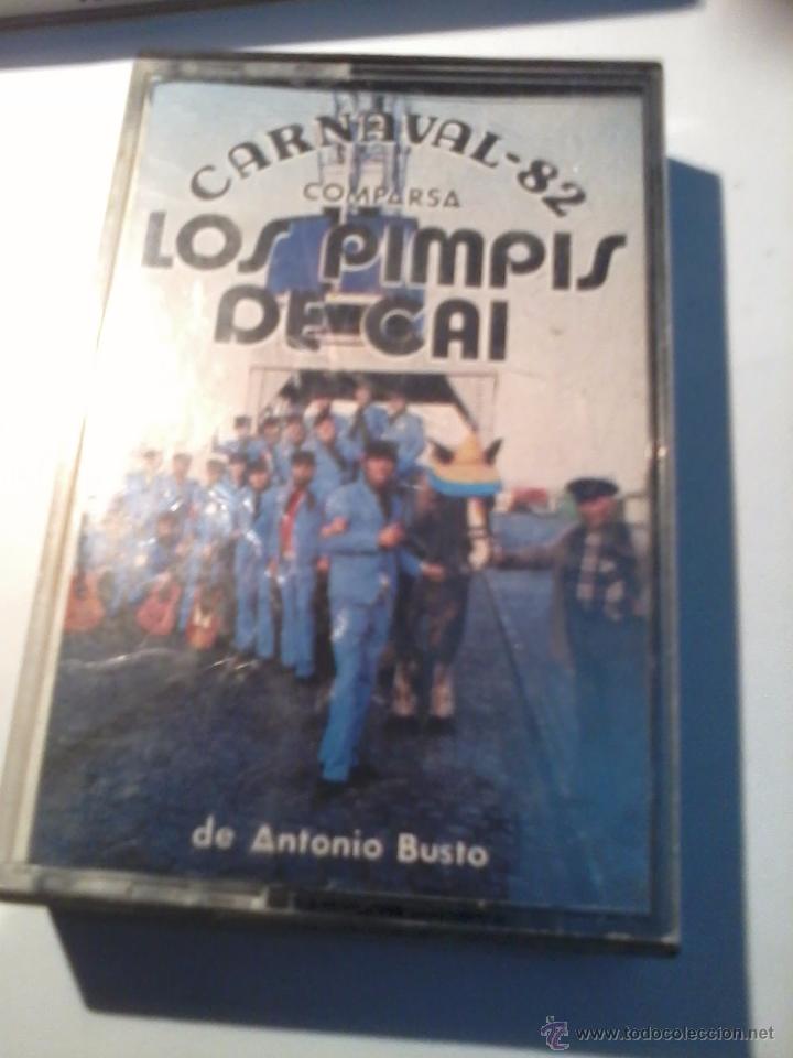 Casetes antiguos: CASETE. LOS PIMPIS DE CAI. CARNAVAL 1982 COMPARSA. - Foto 1