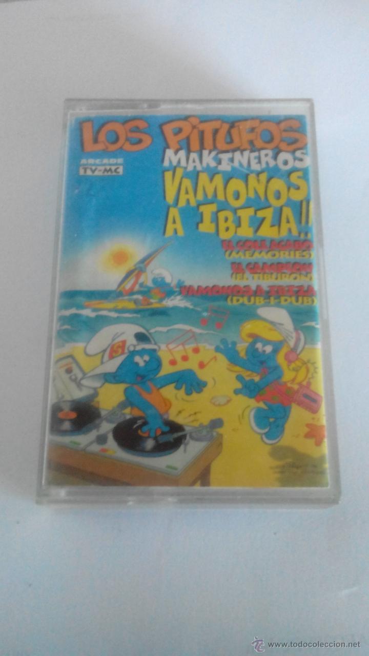 Casetes antiguos: LOS PITUFOS MAKINEROS -vamonos a ibiza - Foto 1
