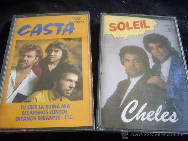 Casetes antiguos: lote dos casts de cheles y casta - Foto 1