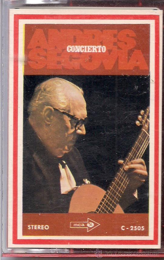Casetes antiguos: Andr&eacute;s Segovia. Concierto - Foto 1