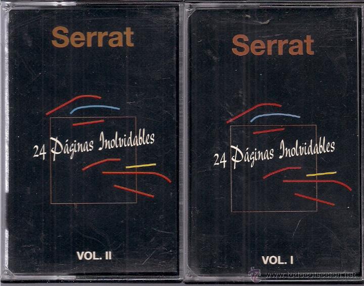 Casetes antiguos: Serrat. 24 p&aacute;ginas inolvidables - Foto 1