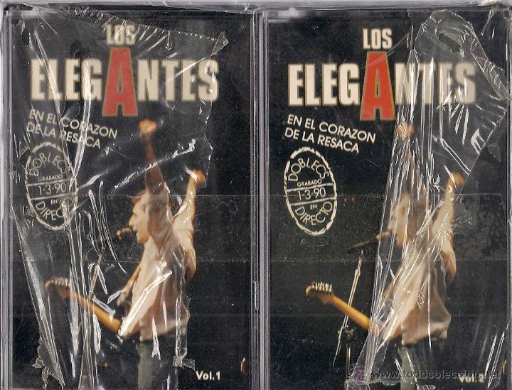 Casetes antiguos: Los Elegantes. En el coraz&oacute;n de la resaca. Precintada - Foto 1