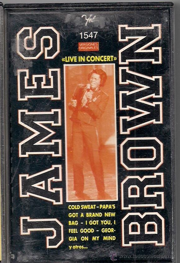 Casetes antiguos: James Brown. Live en concert. - Foto 1