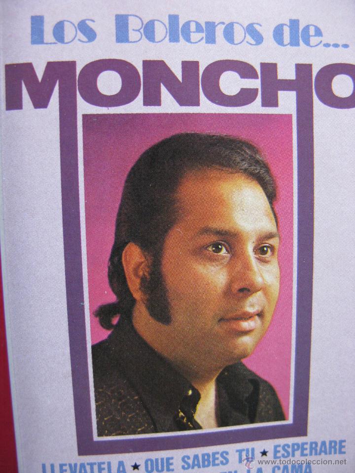 Casetes antiguos: LOS BOLEROS DE ... MONCHO. JERCAR S.A. JE-1023. 1987. - Foto 1