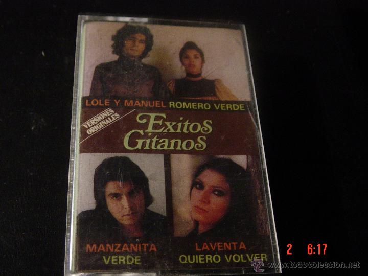 Casetes antiguos: EXITOS GITANOS. LOLE Y MANUEL. MANZANITA. LAVENTA. CASETE - Foto 1